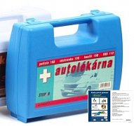 Autolékárnička vyhl.č.334-2015 provedení plast. kufřík + karta první pomoci