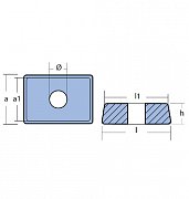 pro Mercury/Mariner 4 – 20 PS, Tohatsu M/MFS 4 – 6, Magnesium