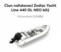 Člun nafukovací Zodiac Yacht Line