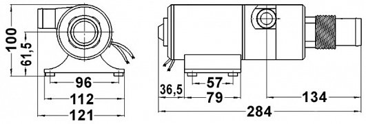 Samonasávací macerátor 12 V 45 l/min