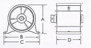 Ventilátor - Blower 12V - průměr 100mm