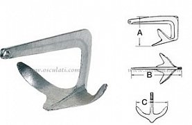 Kotva Bruce 5kg trojlist